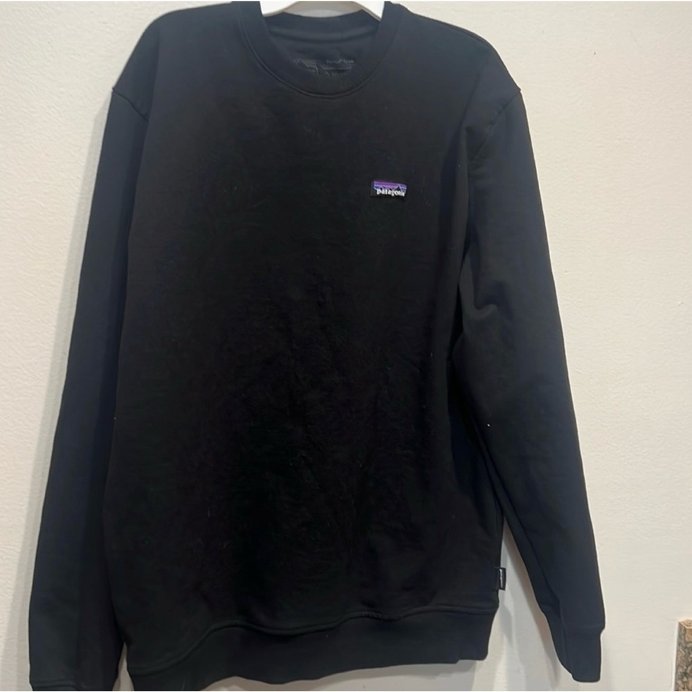Patagonia Uprisal Crewneck Sweatshirt - Large - Black